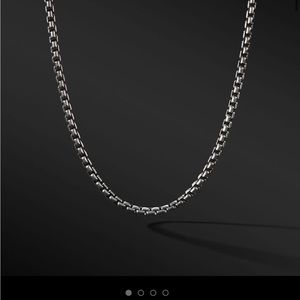 david yurman box CHAIN NECKLACE IN STERLING SILVER, 2.7MM